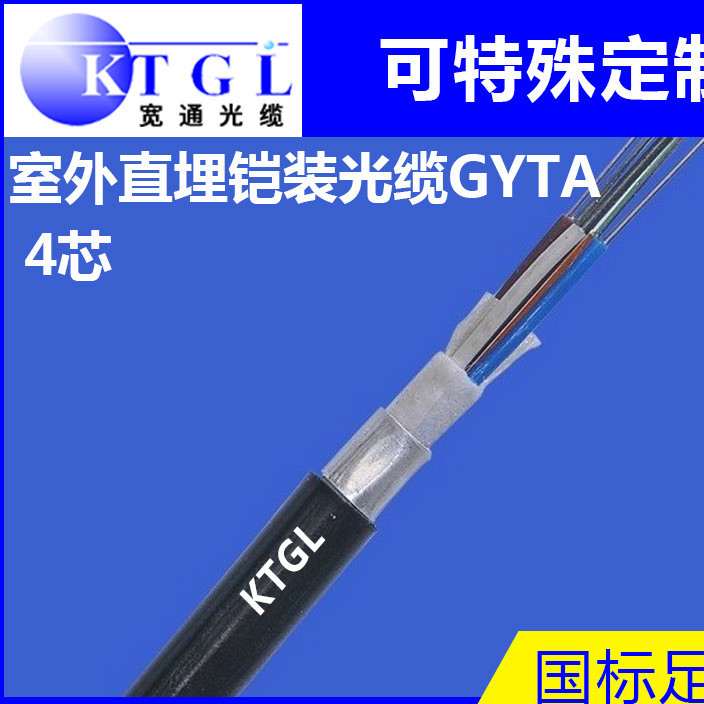 室外光缆 GYTY53:直埋地埋式光缆 室外光铠装光缆 室外单模光缆