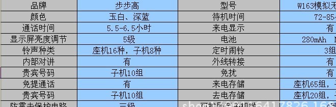 步步高163 C